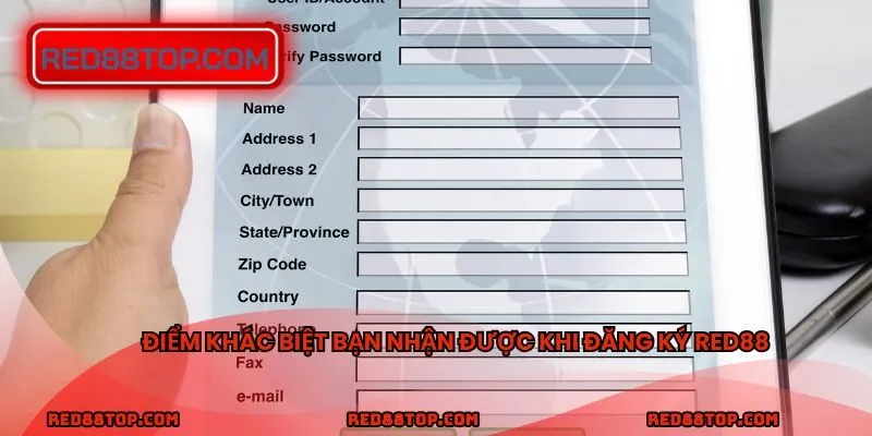 Điểm khác biệt bạn nhận được khi đăng ký Red88