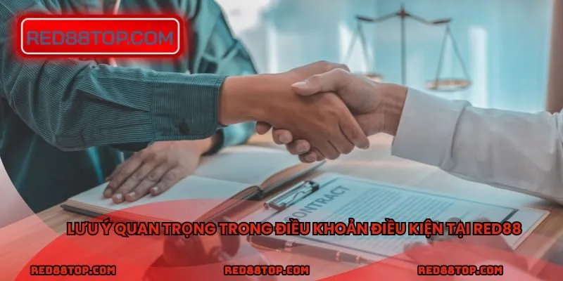 Lưu ý quan trọng trong điều khoản điều kiện tại RED88